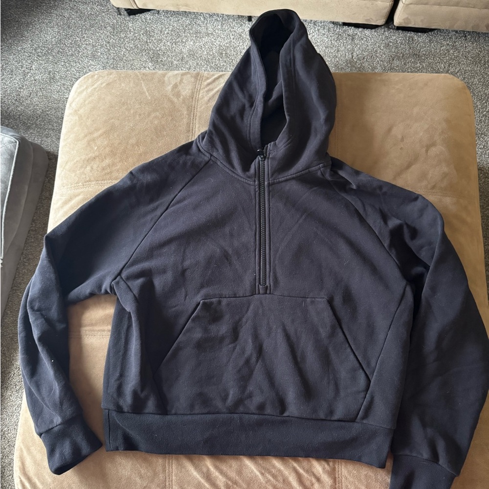 Athleta Charcoal Zip-Up Hoodie